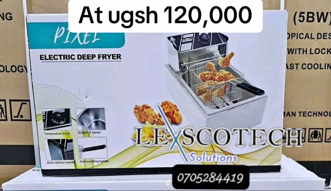 Single electric deep fryer